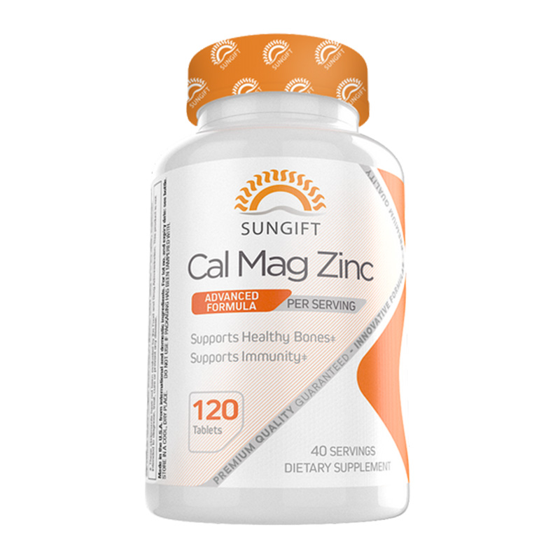 Sungift Nutrition Calcium Magnesium Zinc 120 Caps