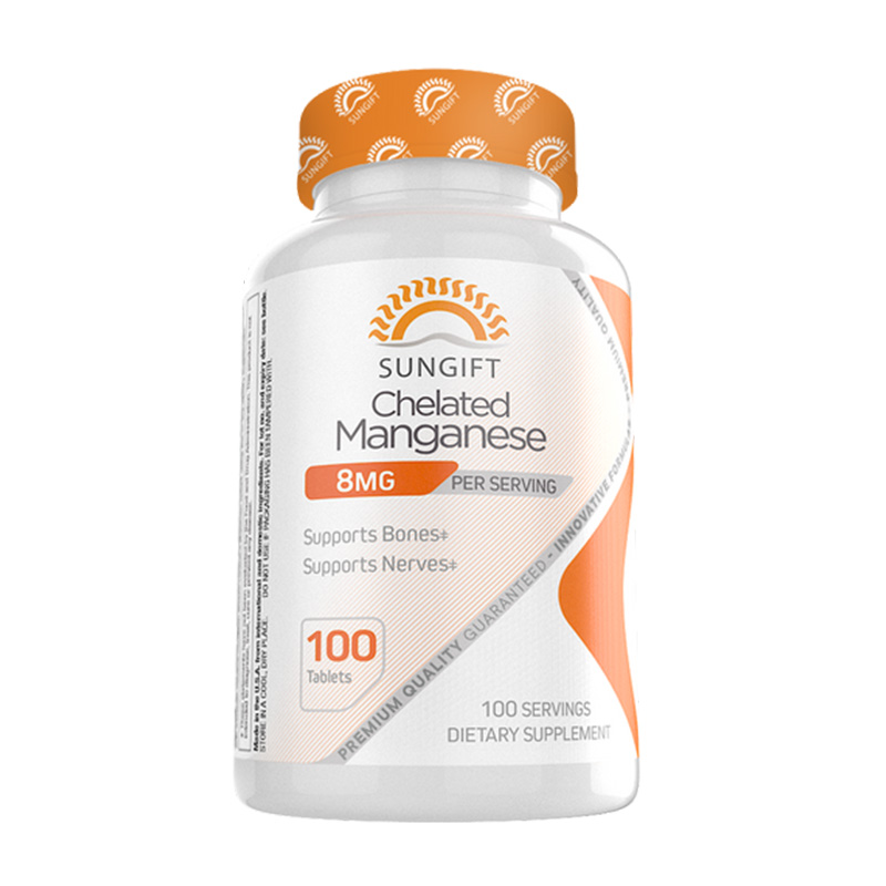 Sungift Nutrition Chelated Manganese 100 Tabs