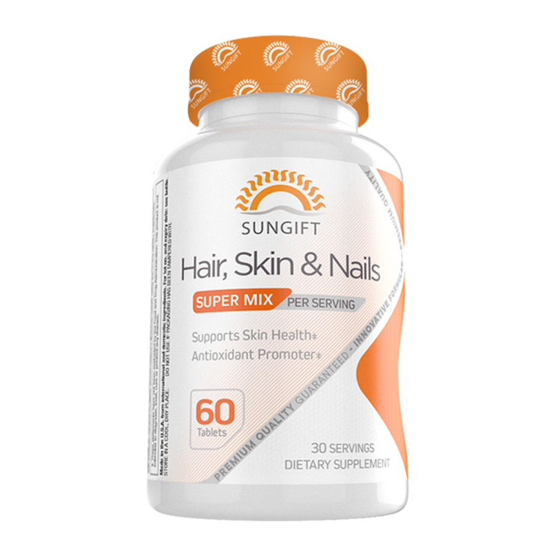 Sungift Nutrition Hair Skin And Nails Supermix 60 Tabs Best Price in UAE