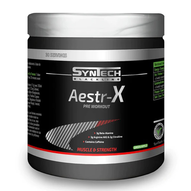 Syntech Aestr-X Pre Workout 330 G - Green Apple Best Price in UAE