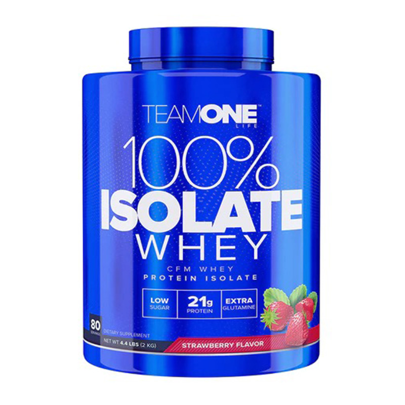 Team One Life 100% Isolate Whey 2000 kg - Strawberry