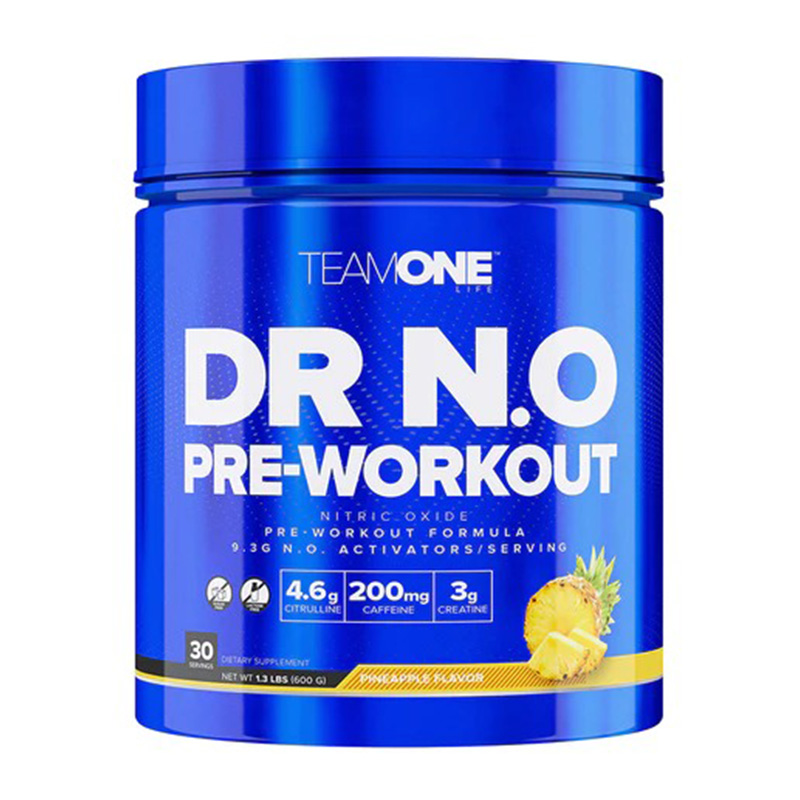 TeamOne Life DR N.O. Pre-Workout 600 g - Pineapple Best Price in UAE