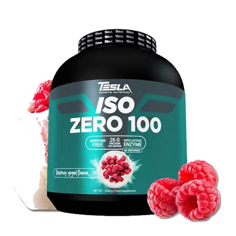 Tesla Nutrition ISO Zero 100 5 lbs - Raspberry Yoghurt