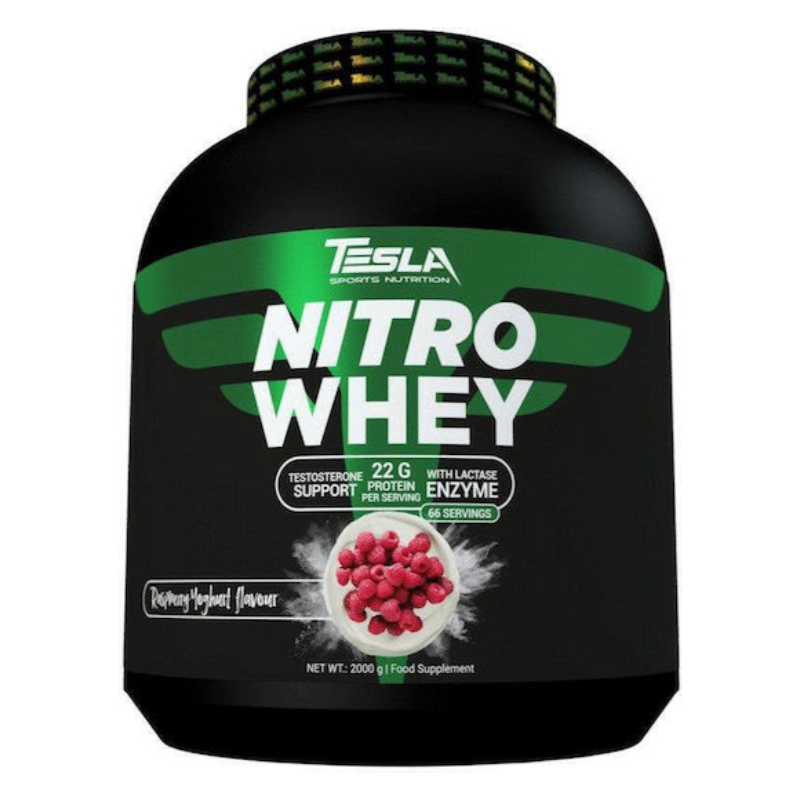 Tesla Nutrition Nitro Whey 2 Kg - Raspberry Yoghurt