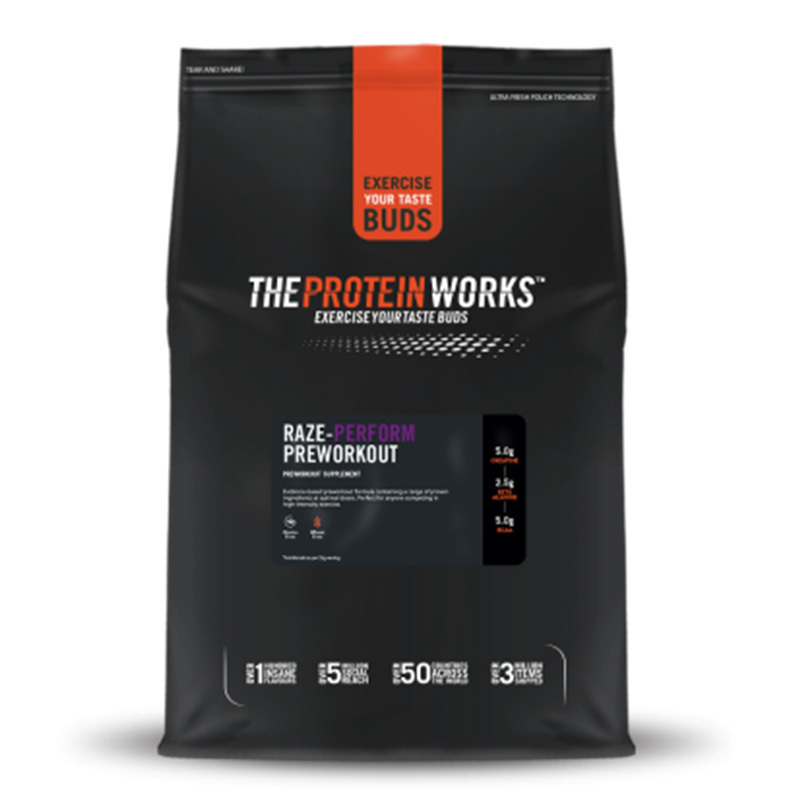The Protein Works Pre Workout Raze Perform 500 g Best Price in Dubai