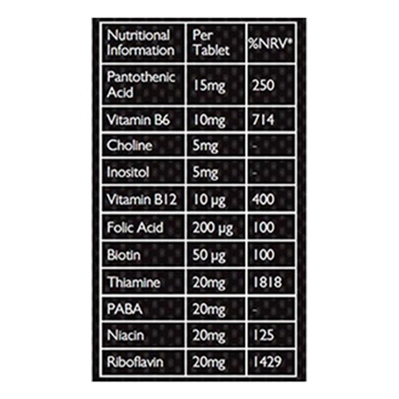 Tom Oliver Nutrition Vitamin B Complex 60 Tabs Best Price in Dubai
