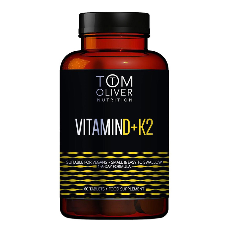 Tom Oliver Nutrition Vitamin D K2 60 Tablets