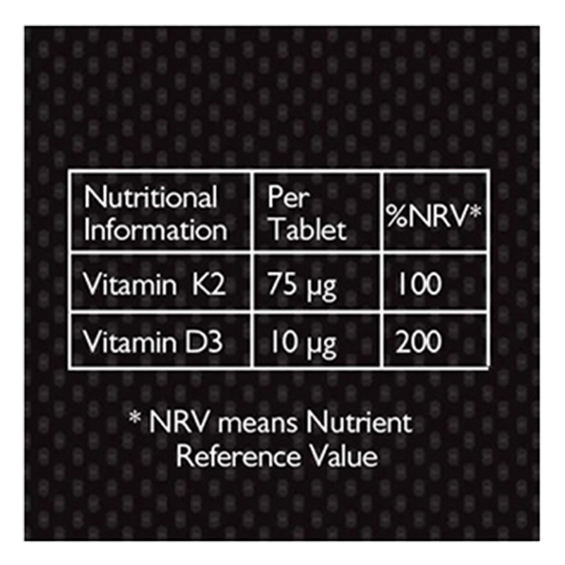 Tom Oliver Nutrition Vitamin D K2 60 Tablets Best Price in Dubai