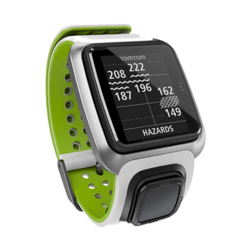 Tomtom Golfer White and Bright Green Watch 