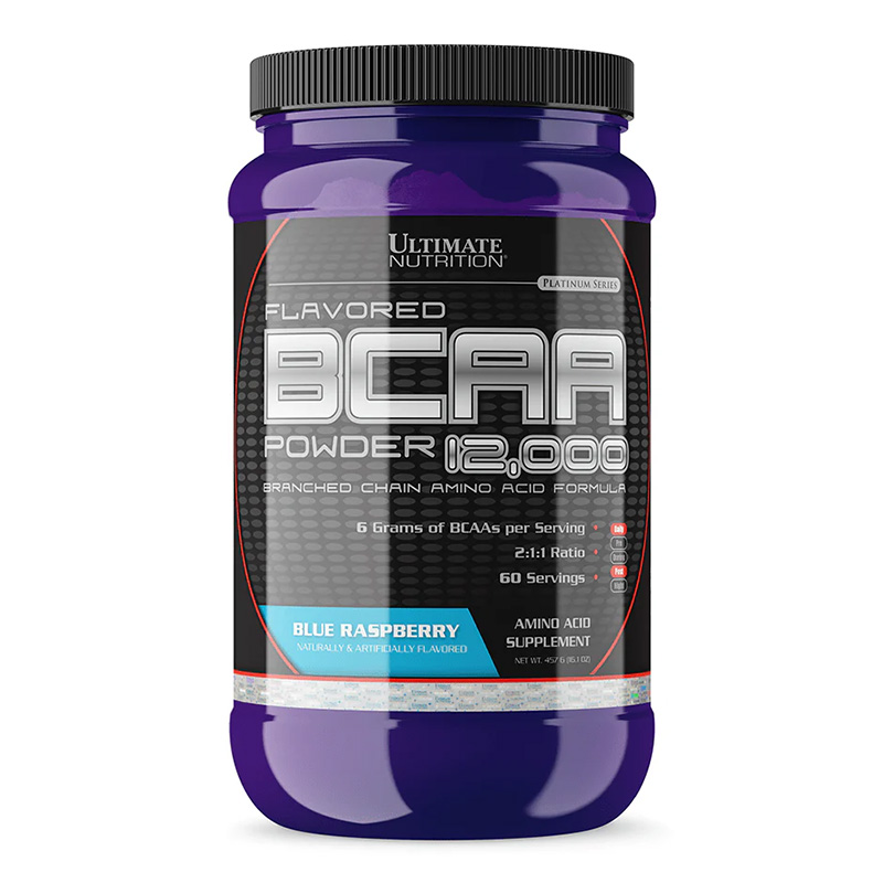 Ultimate Nutrition Flavored BCAA Powder 12000 60 Servings - Blue Raspberry