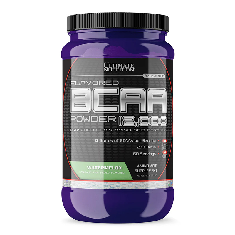 Ultimate Nutrition Flavored BCAA Powder 12000 60 Servings - Watermelon
