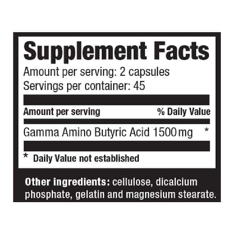 Ultimate Nutrition Premium Gamma Amino Gaba 90 Capsules Best Price in Abu Dhabi