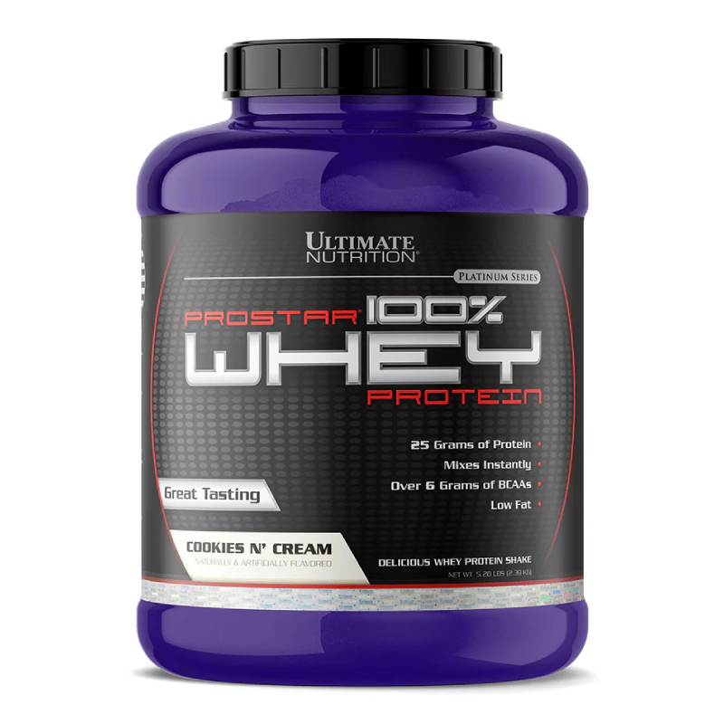 Ultimate Nutrition Prostar 100% Whey Protein 5.28 lbs - Cookies N Cream