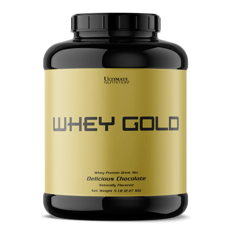 Ultimate Nutrition Whey Gold Protein Supplement 5 lbs - Delicious Chocolate