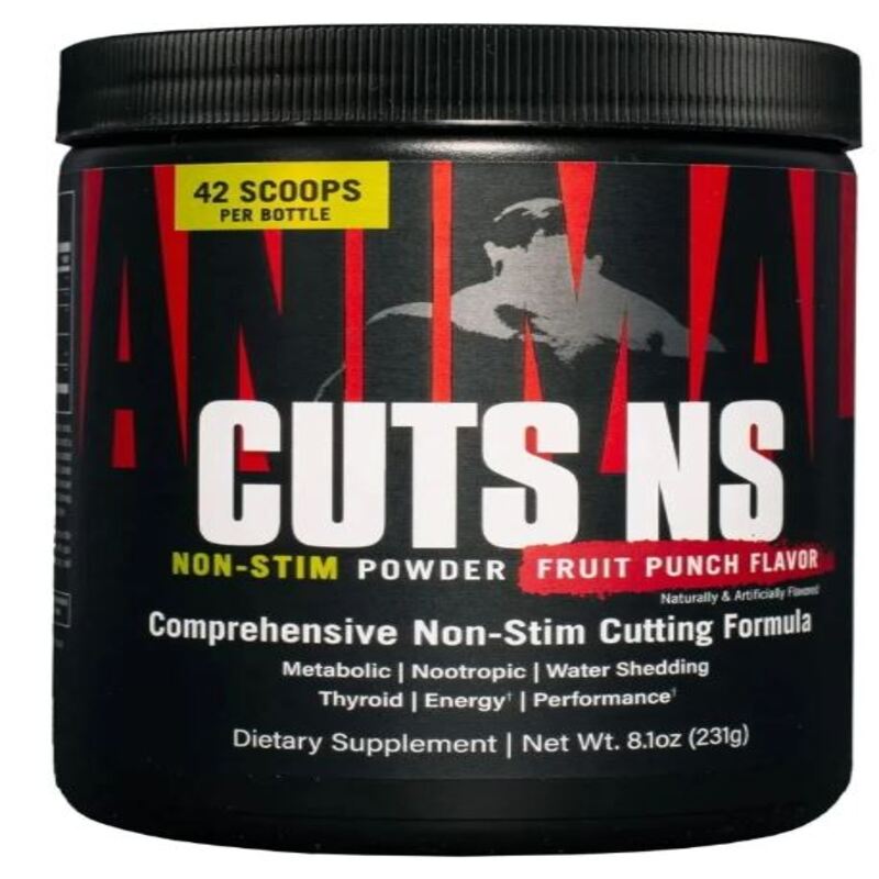 Universal Nutrition Animal Cuts NS Powder 42 Servings - Fruit Punch