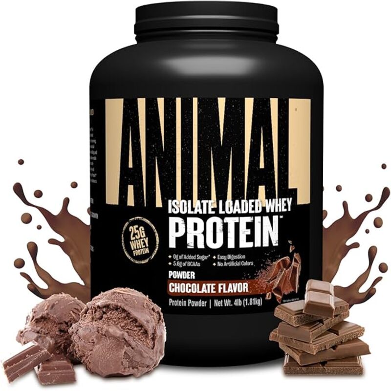 Universal Nutrition Animal Whey Protein 5lbs - chocolate