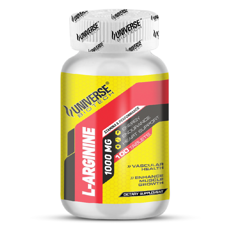 Universe Biotech L-Arginine 1000mg 100 Tabs