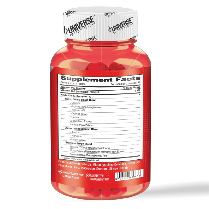 Universe Biotech Nitrix 180 Tabs Best Price in UAE