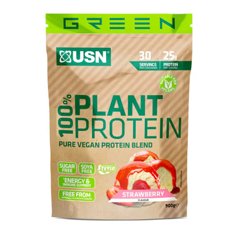 USN 100% Plant Pure Vegan Protein - Strawberry