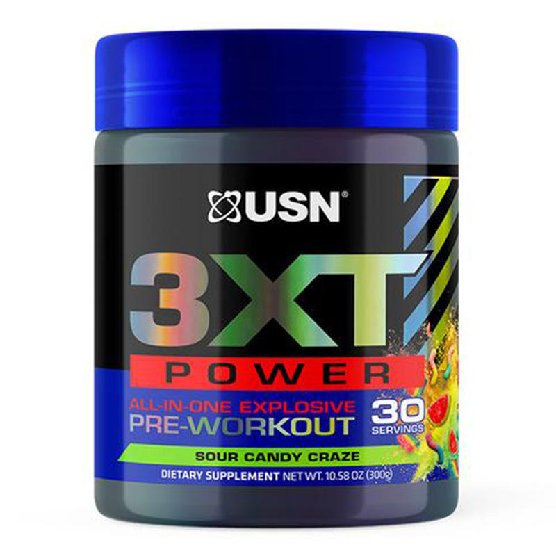 USN 3XT Power Pre-Workout Sour Candy Craze Best Price in UAE