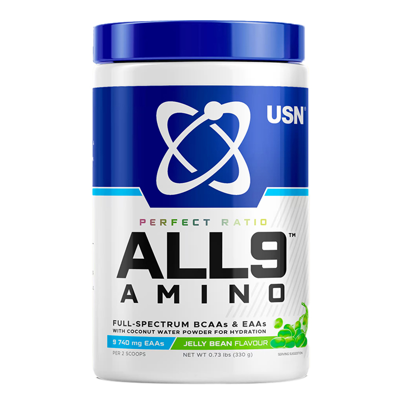 USN All 9 Amino 330 G - Green Jelly Bean Best Price in UAE