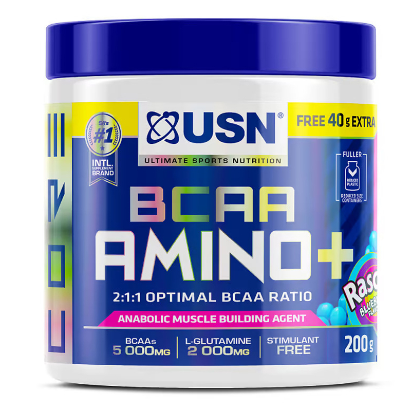 USN BCAA Amino Lean 200 G - Blueberry Rascal