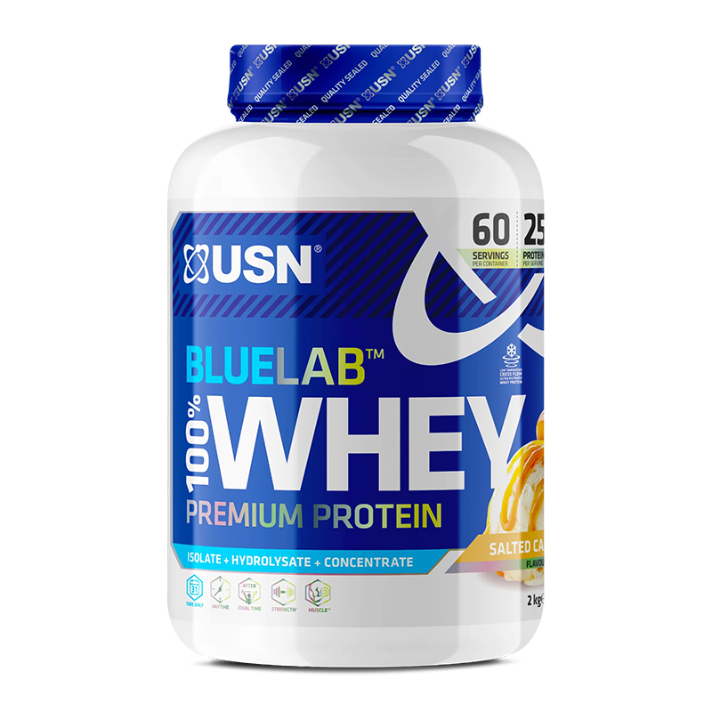 USN Blue Lab 100% Whey Premium Protein 2 Kg - Salted Caramel