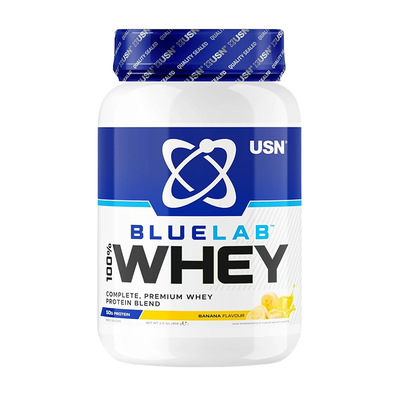 USN Blue Lab 100% Whey Protein 908 G - Banana