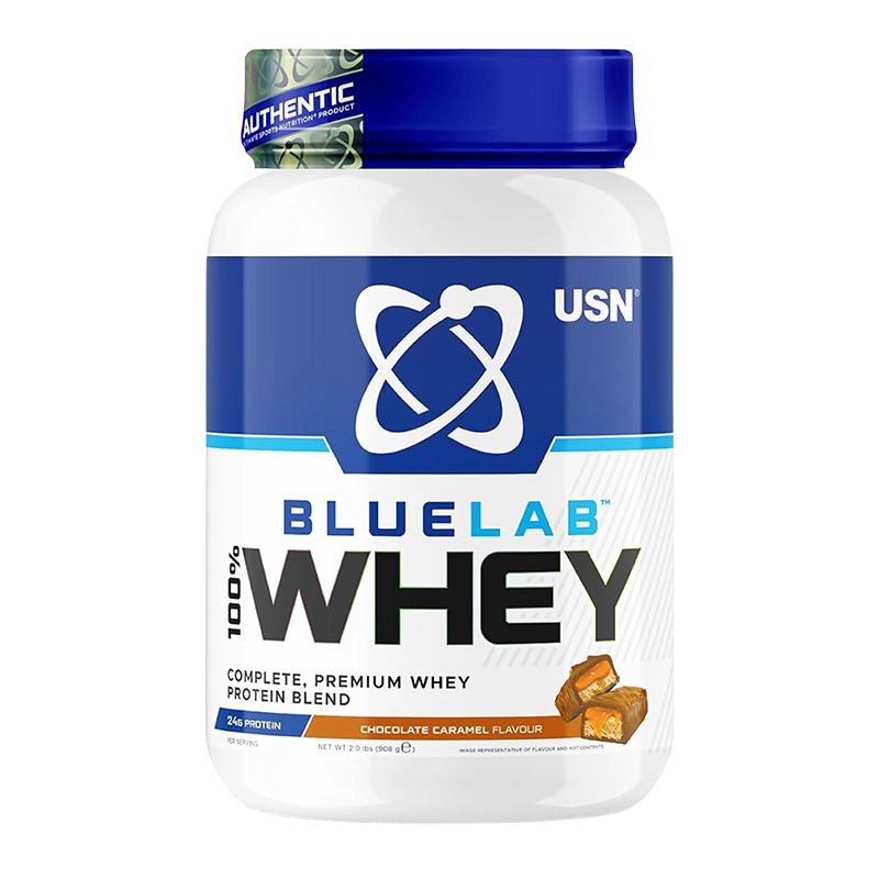 USN Blue Lab 100% Whey Protein 908 G - Salted Caramel