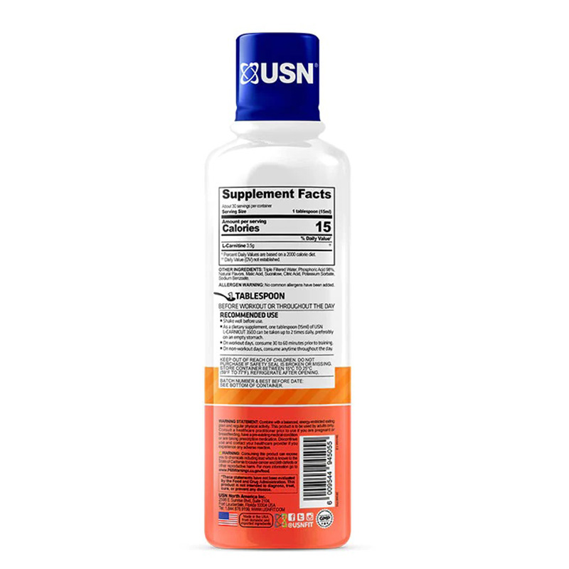 USN L-Carnicut 3500 - Mango Peach Best Price in Dubai