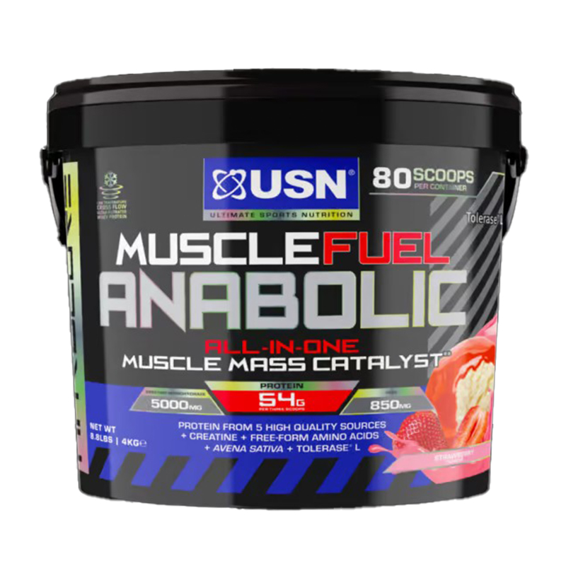 USN Muscle Fuel Anabolic All in One 4 Kg - Strawberry