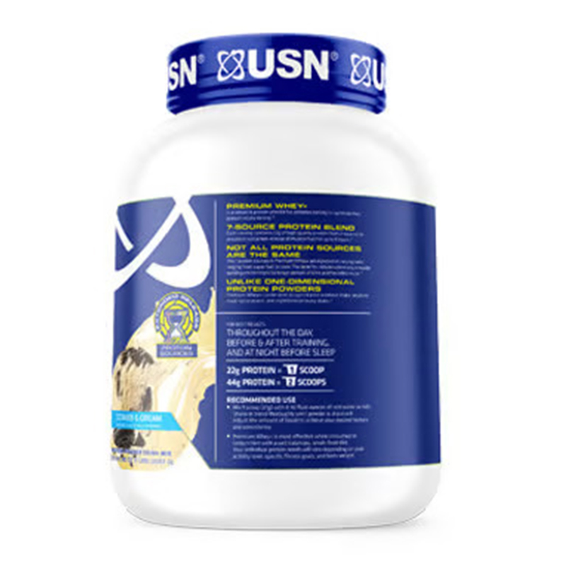 USN Premium Whey Plus Protein Powder 2.25 Kg - Cookies N Cream Best Price in Dubai