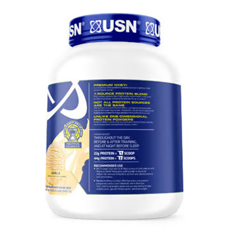 USN Premium Whey Plus Protein Powder 2.25 Kg - Vanilla Best Price in Dubai