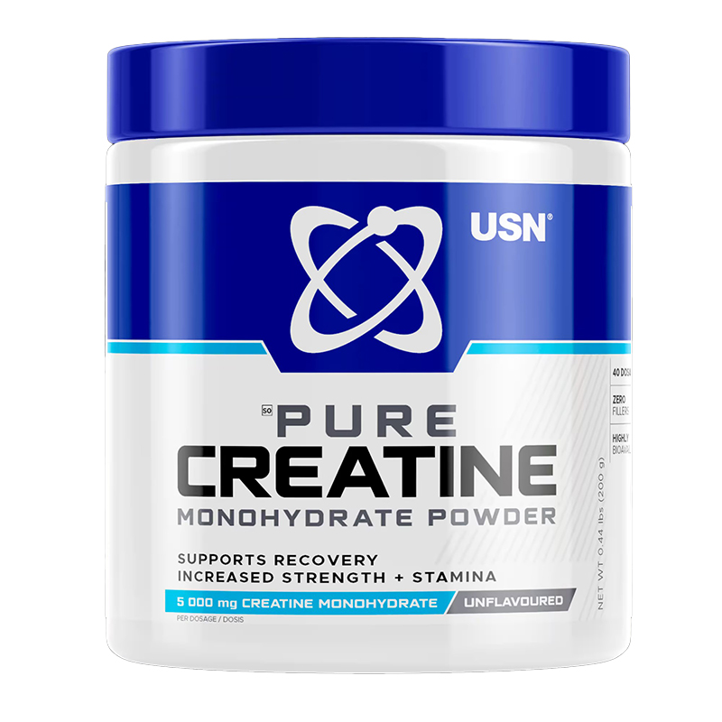 USN Pure Creatine Monohydrate Powder 200 G - Unflavored