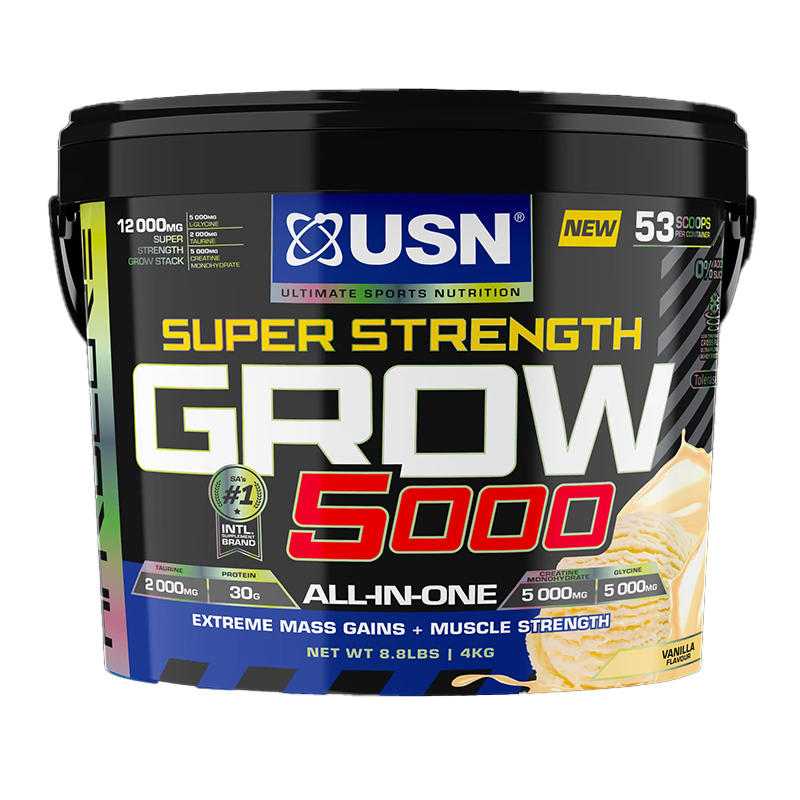 USN Super Strength Grow 5000 4 kg - Vanilla