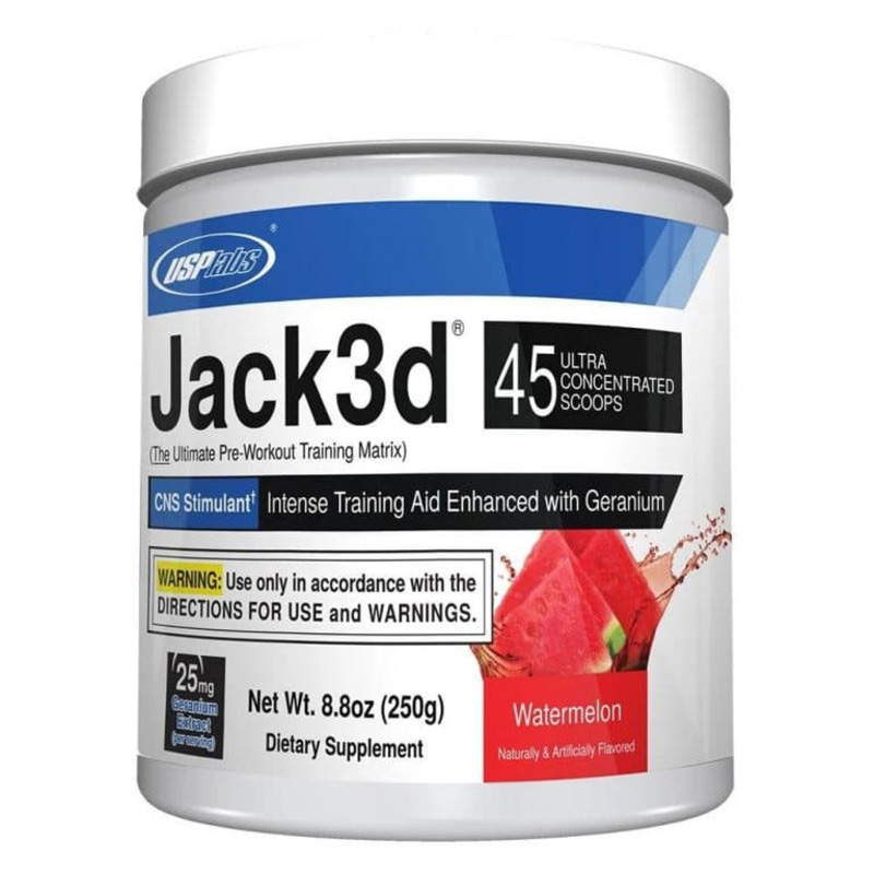 USPLabs Jack 3D Pre Workout Powder 250 G - Watermelon