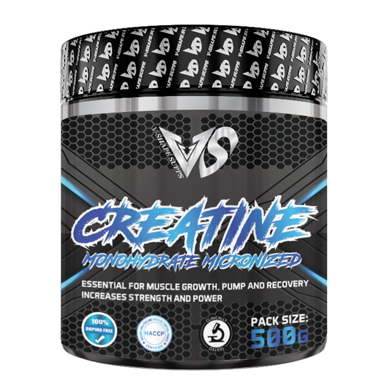 V-Shape Supps Creatine Flavored - Unflavored 500g Best Price in UAE