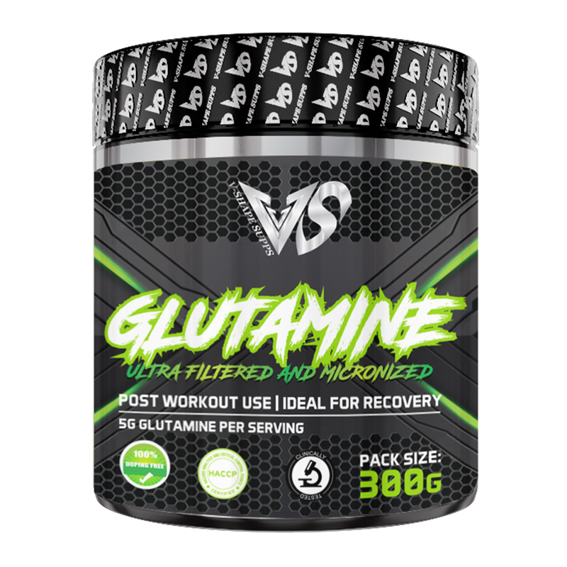 V-Shape Supps Glutamine Flavored - Unflavored 500g