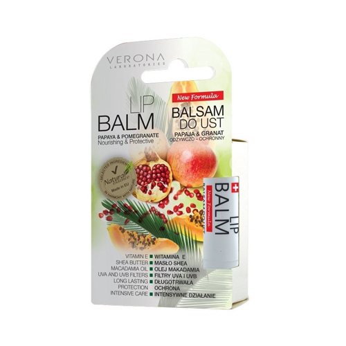 Verona Natural Essence Lip Balm Papaya and Pomegranate Price Dubai