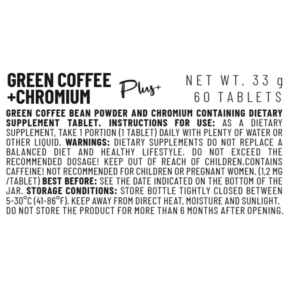 Vitacorp Plus Green Coffee+Chromium 60Tabs Best Price in Abu Dhabi