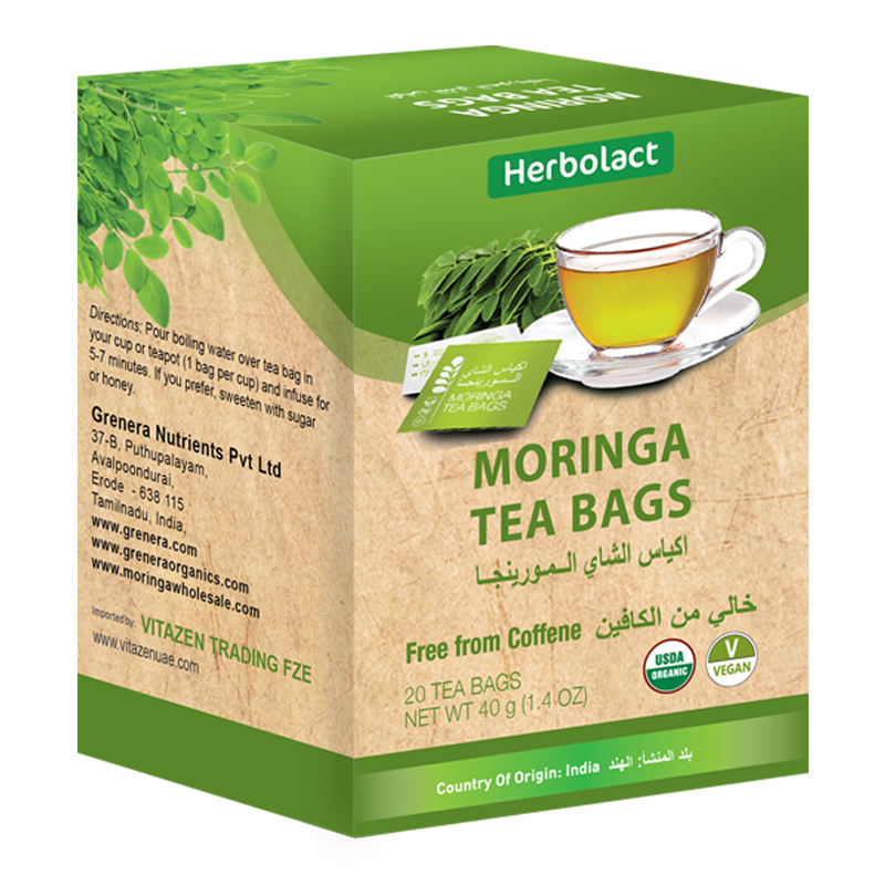Vitazen Organic Moringa Tea Bags-20 Tea bags
