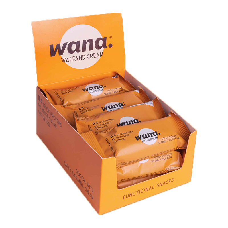Wana Protein Bar 1x12 Box - Caramel Best Price in UAE