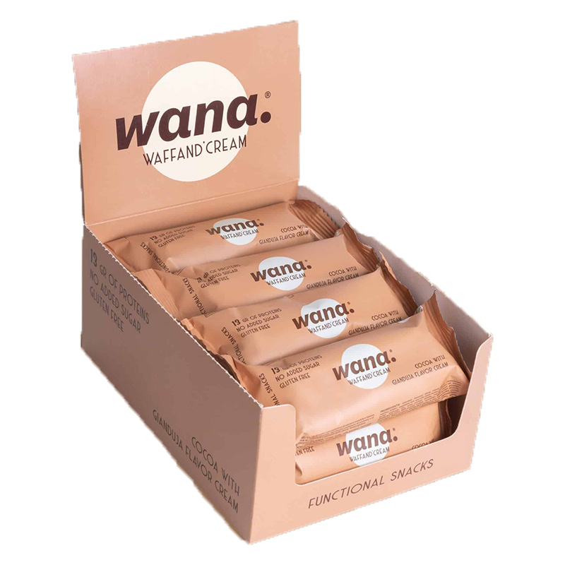 Wana Protein Bar 1 Box of 12 Bars -  - Gianduia Hazelnuts