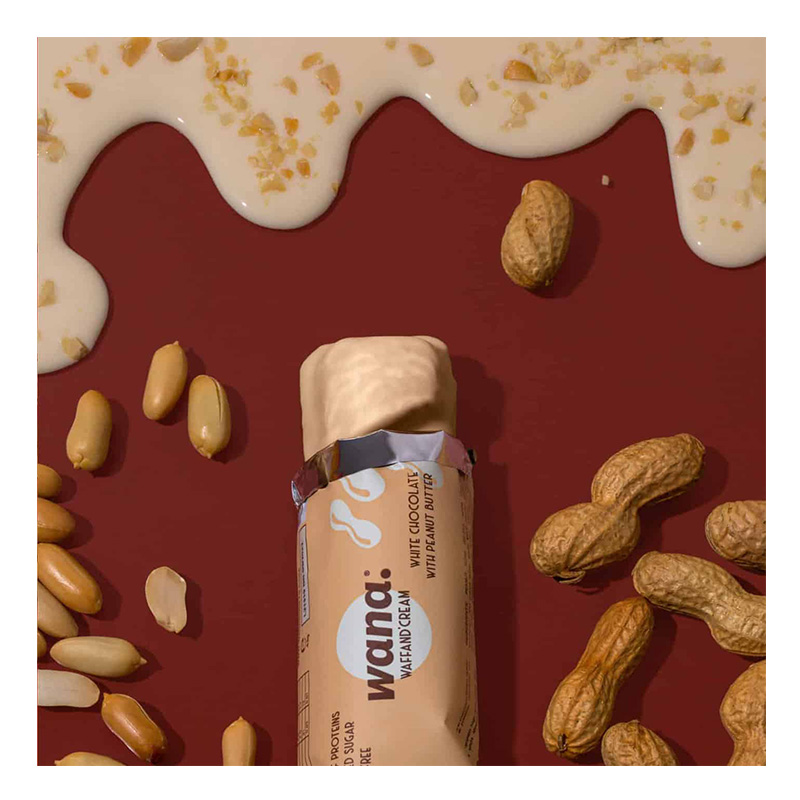 Wana Protein Bar 1x12 Box - White Peanut Best Price in Dubai