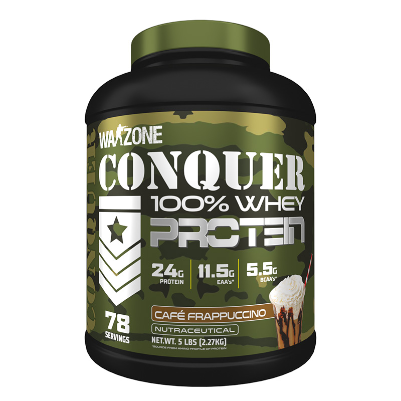 Warzone Conquer Whey Protein 78 Servings - Cafe Frappucino