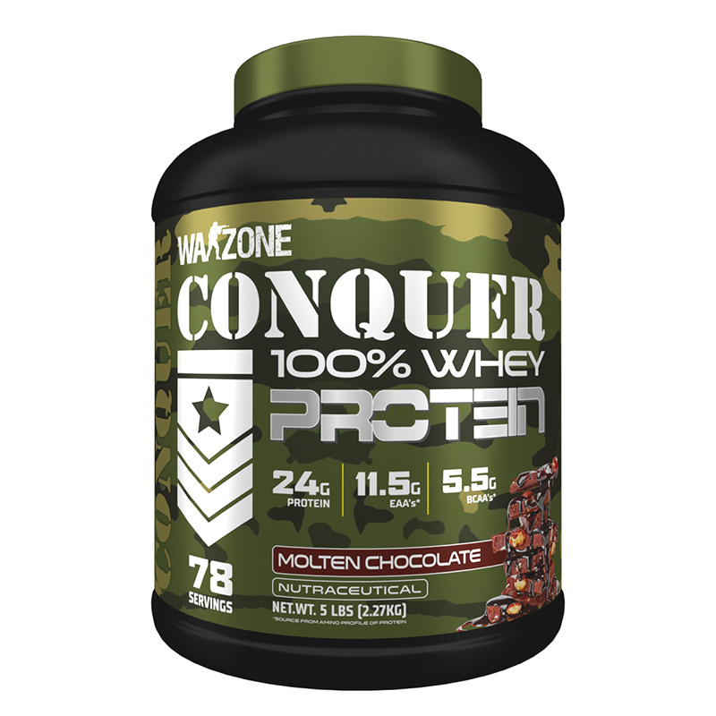 Warzone Conquer Whey Protein 78 Servings - Molten Chocolate