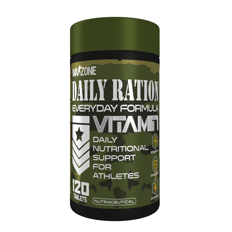 Warzone Daily Ration Vitamin Support 120 Softgels