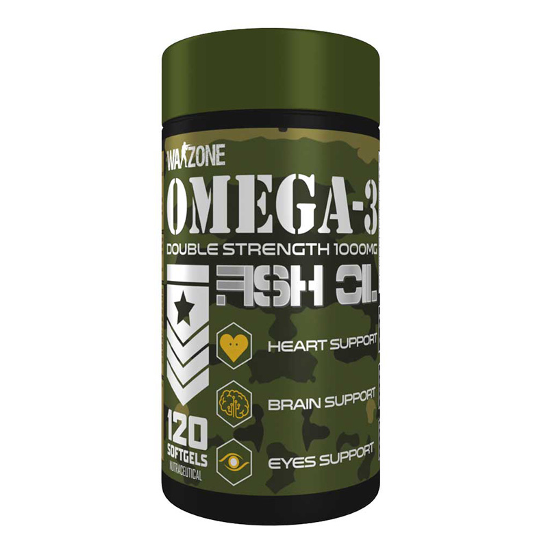 Warzone Omega 3 Fish Oil 120 Softgels