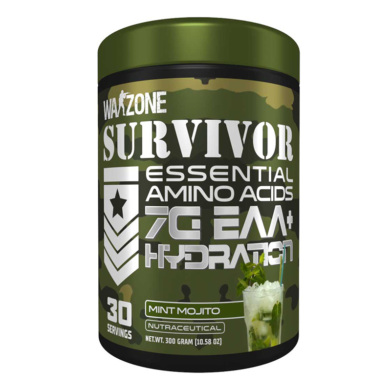Warzone Survivor Essential Amino Acids 30 Servings - Mint Mojito