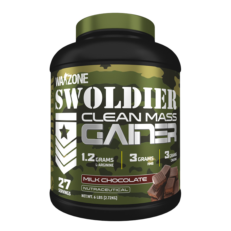 Warzone Swoldier Clean Mass Gainer 27 Servings - Milk Chocolate